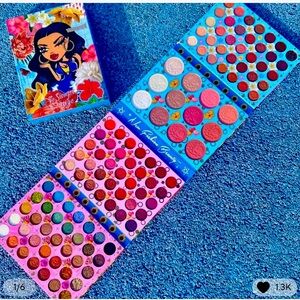 Siempre Contigo Eyeshadow Palette beautiful colors highlight colors as well